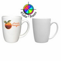 13 Oz. White Short Bistro Challenger Mug (4 Color Process)